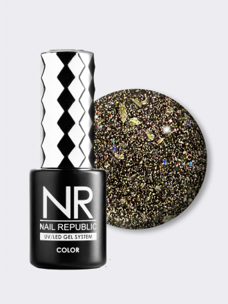 NAIL REPUBLIC   Гель-лак светоотражающий   10мл   Bright Flash   #1091 оптом