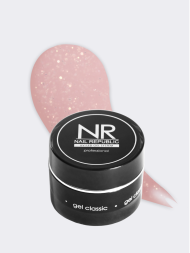 NAIL REPUBLIC Gel GOLDEN NUDE #292 15г Гель для моделирования средне-жидкий с шиммером