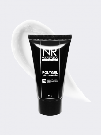 NAIL REPUBLIC   Полигель белый   PolyGel PREMIUM LINE   #02   60г оптом