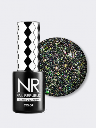 NAIL REPUBLIC   Гель-лак светоотражающий   10мл   Bright Flash   #1092 оптом