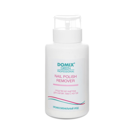 DOMIX   Nail polish remover non aсetone. Средство для снятия лака с ногтей без ацетона   255мл (помпа) оптом