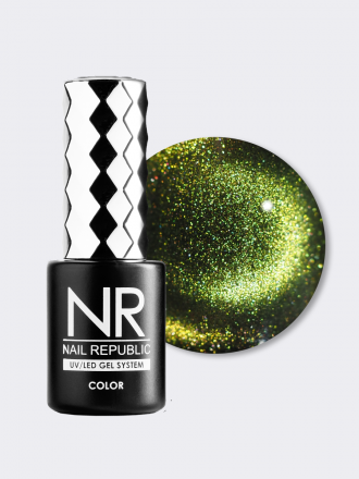 NAIL REPUBLIC   Гель-лак кошачий глаз   10мл   3D CAT   #027 оптом