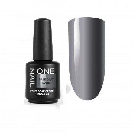 ONE NAIL   База камуфлирующая жесткая  Base   DARK   15мл оптом