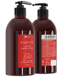 MILV   Cream PARFUM CODE 540   500мл   Крем для рук и тела парфюмированный защитный с пчелиным воском
