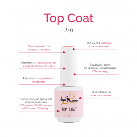 ЛУИ ФИЛИПП   Топ  Top Coat 15мл   Limited оптом