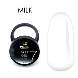 BLOOM Gel FAST #07 30мл Гель для моделирования молочный