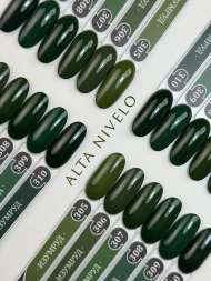 ALTA NIVELO   НАБОР   #305-310 ИЗУМРУД   6*10мл   Гель-лаки   [68]