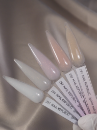 NAIL REPUBLIC   Gel GOLDEN NUDE   #295   15г   Гель  для моделирования средне-жидкий с шиммером