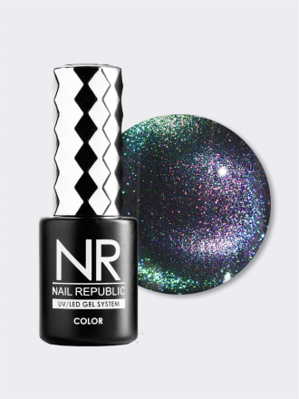 NAIL REPUBLIC   Гель-лак кошачий глаз   10мл   3D CAT   #030 оптом