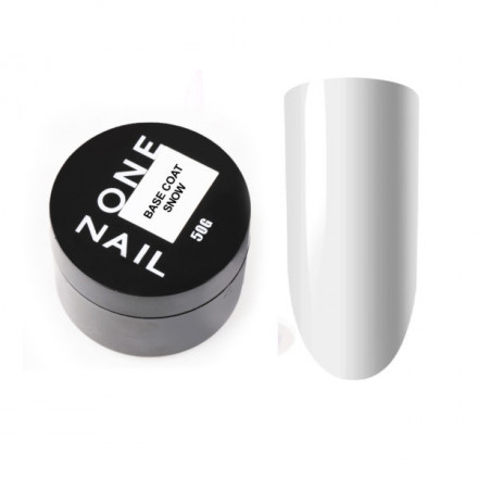 ONE NAIL   База камуфлирующая эластичная  (легкие в снятии)  Base   SNOW  (шайба)   50мл оптом