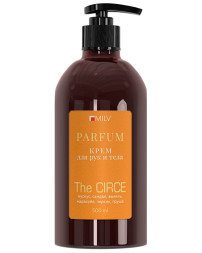 MILV   Cream PARFUM THE CIRCLE   500мл   Крем для рук и тела парфюмированный питательный с живицей