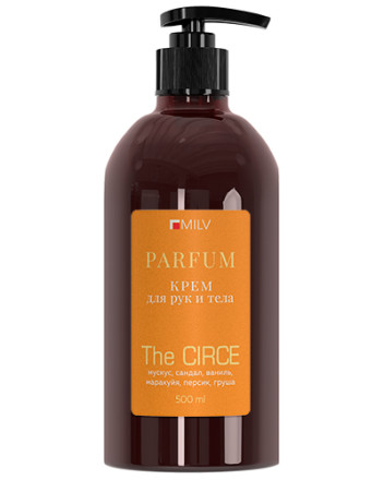 MILV   Cream PARFUM THE CIRCLE   500мл   Крем для рук и тела парфюмированный питательный с живицей оптом