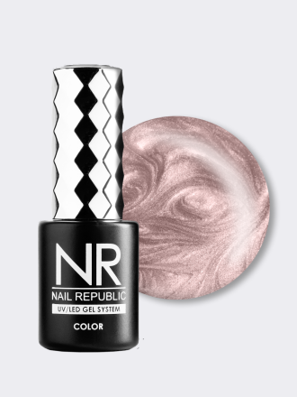 NAIL REPUBLIC   #697   Pearl Nude Cat   10мл   Гель-лак кошачий глаз перламутровый оптом