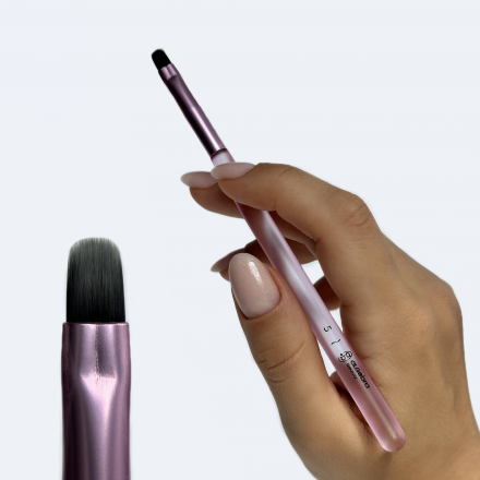ALGEBRA BEAUTY   Кисть для геля и полигеля овальная   8мм   #5 оптом