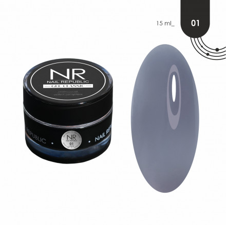 NAIL REPUBLIC   Гель  для моделирования самовыравнивающийся   Gel   CLASSIC   #01   15г оптом