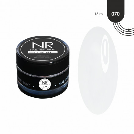 NAIL REPUBLIC   Гель  для моделирования самовыравнивающийся молочный   Gel   Classic CANDY   #70   15г оптом