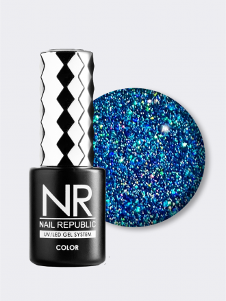 NAIL REPUBLIC   Гель-лак светоотражающий   10мл   Bright Flash   #1097 оптом