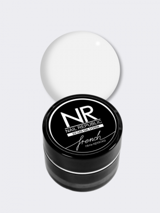 NAIL REPUBLIC FRENCH 5г (банка) Гель-краска Белая оптом