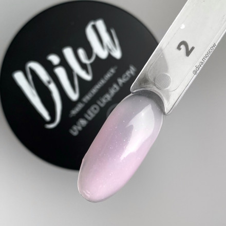 DIVA   Жидкий полигель  LIQUID ACRYL   #02   30мл   (СНЯТО) оптом
