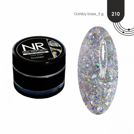 NAIL REPUBLIC   База камуфлирующая   5г (банка)   Base GATSBY   #210 оптом