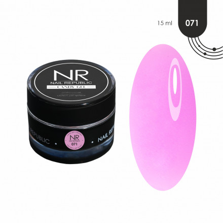 NAIL REPUBLIC   Гель для моделирования цветной   Gel Classic CANDY   #071   15г оптом