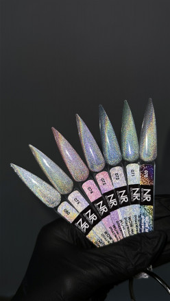 NAIL REPUBLIC   Гель-лак кошачий глаз светоотражающий   10мл   Flash   RANBOW CAT   #080 оптом