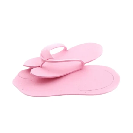 NAIL ART   Тапочки-сланцы   Розовые   25пар   Одноразовые Изолон 5мм   {1859} оптом