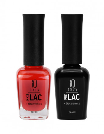 IQ BEAUTY   Лак для ногтей с биокерамикой   12,5мл   Prolac LIKE RED LIPSTICK   #021 оптом