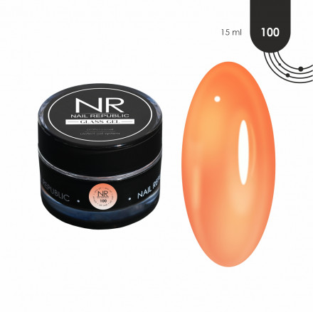 NAIL REPUBLIC   Гель для моделирования витражный   Gel CLASSIC (Glass)   #100   15г оптом