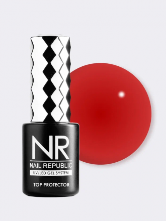 NAIL REPUBLIC   Топ цветной   10мл   Top PROTECTOR   #31   Red оптом