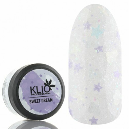 KLIO  Гель-лак с конфетти SWEET DREAM  15г (банка)  №09 оптом
