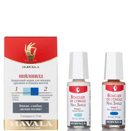 Mavala Защитный экран для ногтей Nail Shield 2 x 10ml 9090814 оптом