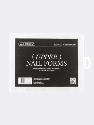 NAIL REPUBLIC   МИНДАЛЬ АРОЧНЫЙ   120шт   Верхние формы оптом