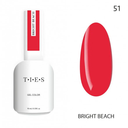 TIES   Гель-лак  10мл  BRIGHT BEACH   #051 оптом