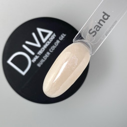 DIVA   Гель для моделирования  30мл  Builder gel   SAND   (СНЯТО)