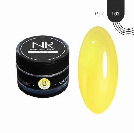 NAIL REPUBLIC   Гель для моделирования витражный   Gel CLASSIC (Glass)   #102   15г оптом