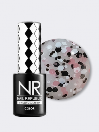 NAIL REPUBLIC   Гель-лак с вкраплениями   10мл   Stone Crumb   #711 оптом