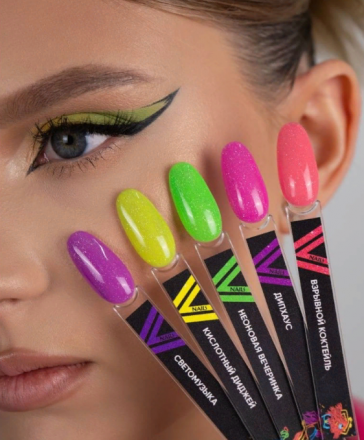 VOGUE NAILS   Гель-лак неоновый светоотражающий  10мл  ДИПХАУС оптом