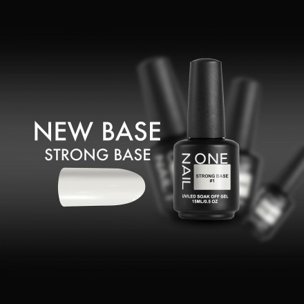 ONE NAIL   База камуфлирующая   Base   STRONG   #01   15мл оптом