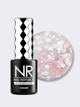 NAIL REPUBLIC   Гель-лак с вкраплениями   10мл   Stone Crumb   #712 оптом