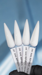 NAIL REPUBLIC   Gel CLOUD   #289   15г   Гель  для моделирования средне-жидкий молочный с хлопьями Юки