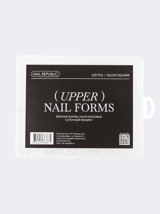 NAIL REPUBLIC   КВАДРАТ САЛОННЫЙ   120шт   Верхние формы оптом