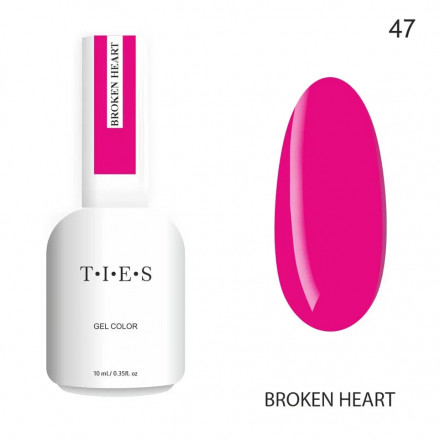 TIES   Гель-лак  10мл  BROKEN HEART   #047 оптом