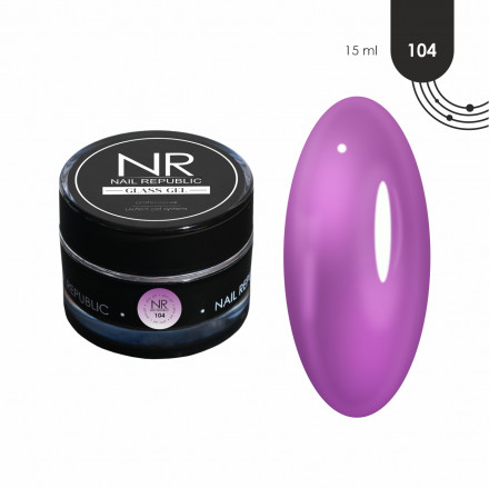 NAIL REPUBLIC   Гель для моделирования витражный   Gel CLASSIC (Glass)   #104   15г оптом
