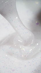 NAIL REPUBLIC   Gel CLOUD   #290   15г   Гель  для моделирования средне-жидкий молочный с хлопьями Юки