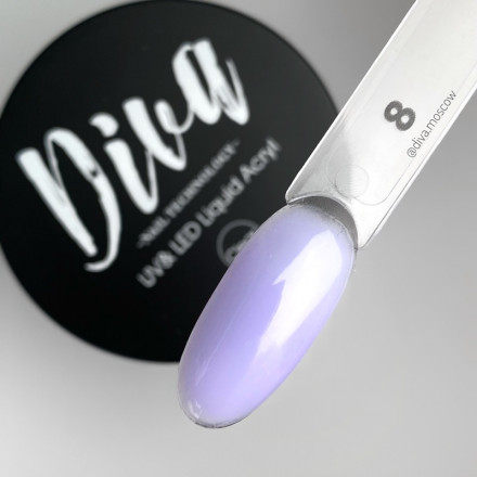 DIVA   Жидкий полигель  LIQUID ACRYL   #08   30мл   (СНЯТО) оптом