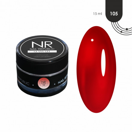 NAIL REPUBLIC   Гель для моделирования витражный   Gel CLASSIC (Glass)   #105   15г оптом