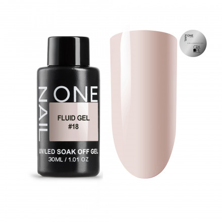 ONE NAIL   Gel FLUID   #18   30г (бутылка)   Гель для укрепления оптом