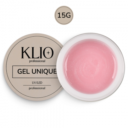 KLIO   Гель для моделирования Unique gel   №01  PINK GLOW   15г оптом