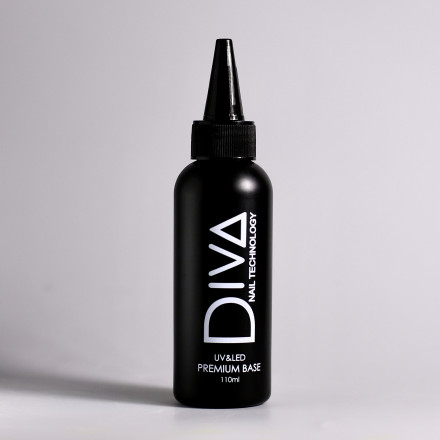 DIVA   База каучуковая прозрачная  PREMIUM Base   110мл оптом